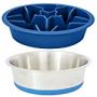 Dog slow feed bowl